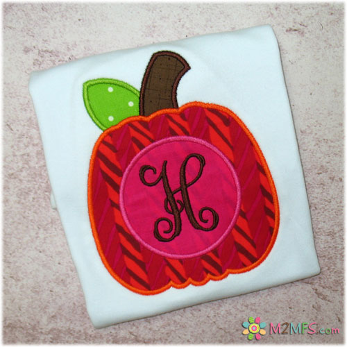 Girl Pumpkin Monogram